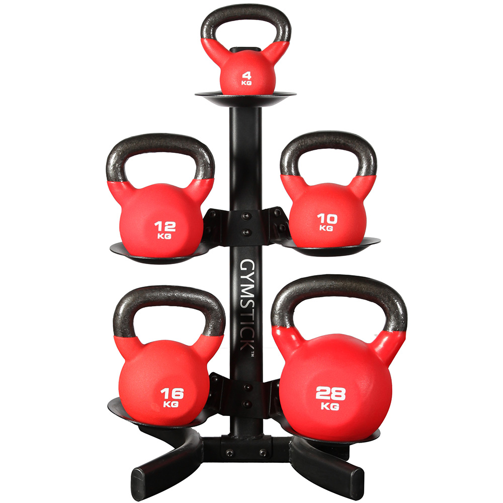 Ställ Gymstick för Medicinbollar och Kettlebells